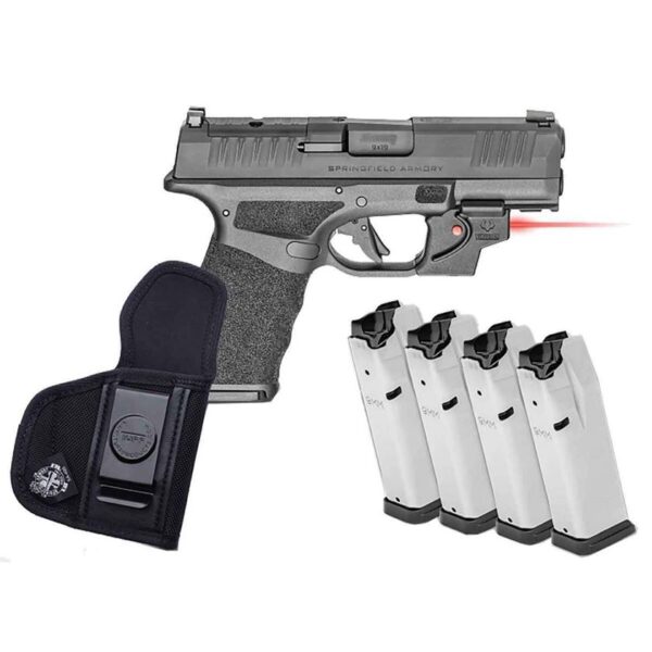 Springfield Armory Hellcat Pro OSP 9mm Luger 3.7in Melonite Black Pistol - 15+1 Rounds