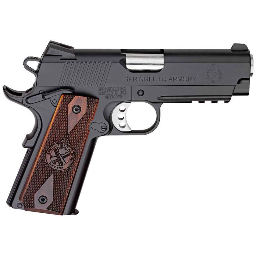 H111 Springfield Armory 1911 Champion Operator Lightweight 45 Auto (ACP) 4in Black Pistol - 7+1 Rounds