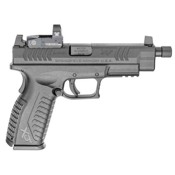 H112 Springfield Armory XD-M OSP with Threaded Barrel With Vortex Venom 9mm Luger 4.5in Black Pistol - 19+1 Rounds