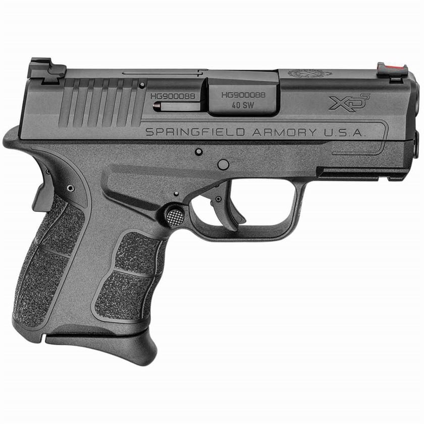 H118 Springfield Armory XD-S Mod2 40 S&W 3.3in Black Pistol - 7+1 Rounds