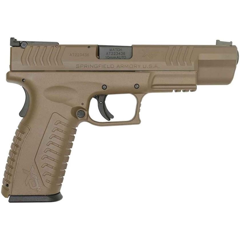 H119 Springfield Armory XDM 10mm Auto 5.25in FDE Pistol - 15+1 Rounds