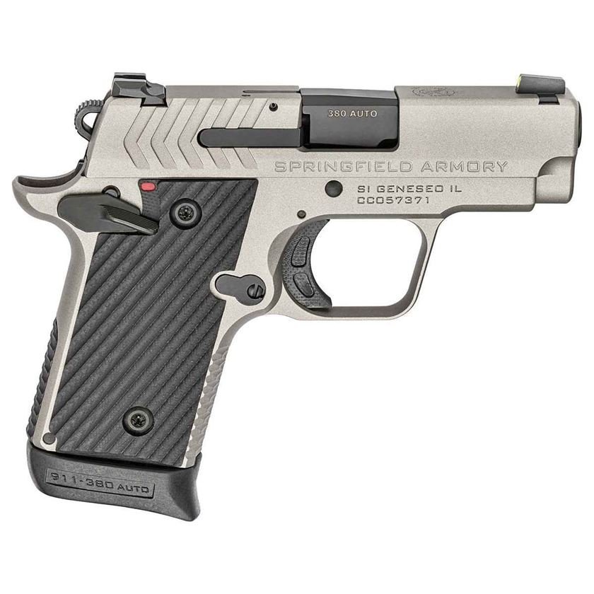 Springfield Armory 911 380 Auto (ACP) 2.7in Titanium Gray Cerakote Pistol - 7+1 Rounds