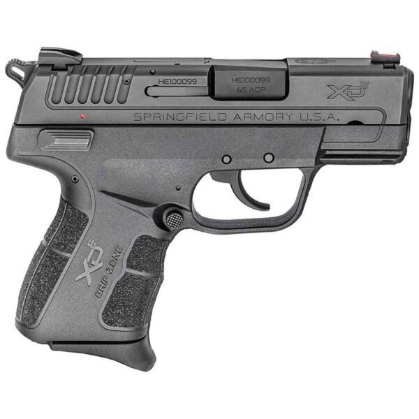 H164 Springfield Armory XD-E GEAR UP Package 45 Auto (ACP) 3.3in Black Pistol - 6+1 Rounds