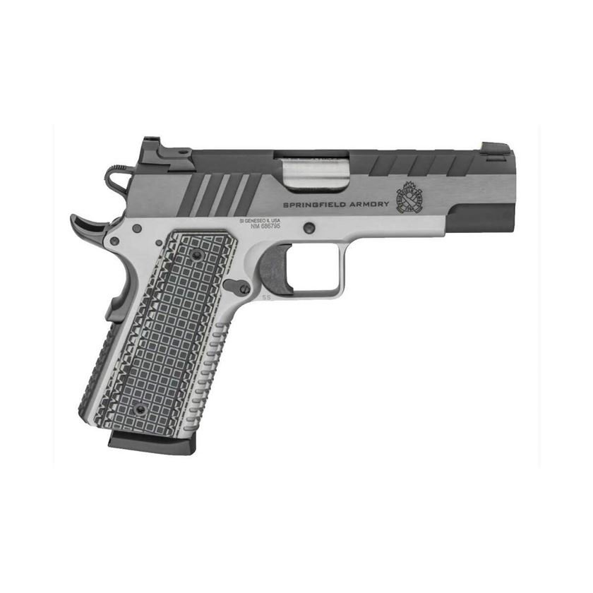 H19 Springfield Armory 1911 Emissary 45ACP 4.25in Stainless Pistol - 8+1 Rounds
