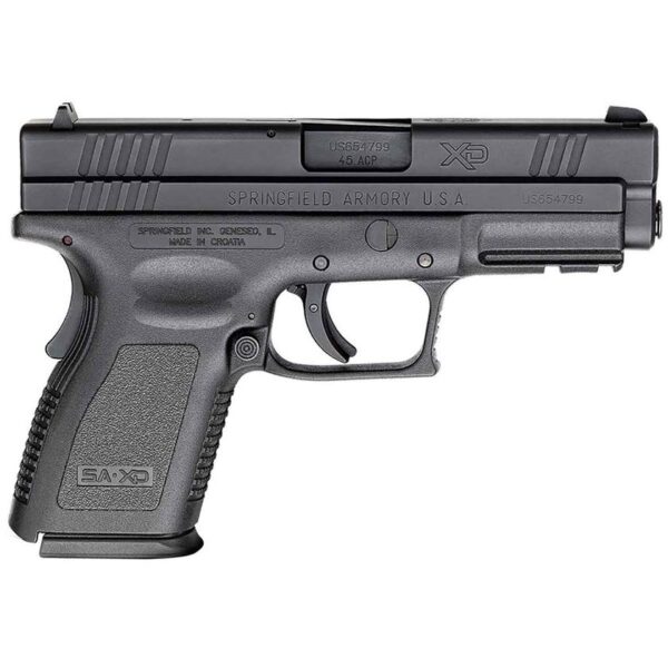H22 Springfield Armory XD Compact 45 Auto (ACP) 4in Blued Pistol - 10+1 Rounds - California Compliant