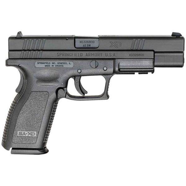 H28 Springfield Armory XD Tactical 40 S&W 5in Black Pistol - 10+1 Rounds