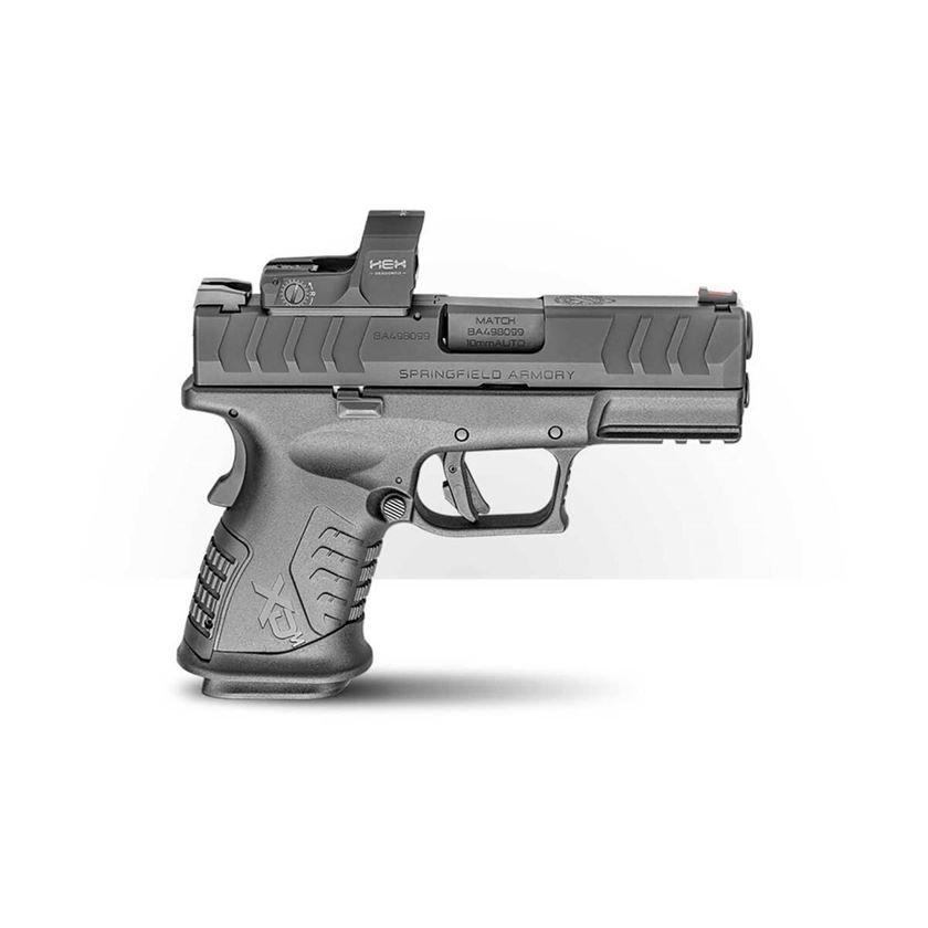 H49 Springfield Armory XDM Elite Compact OSP 10mm Auto 3.8in Melonite Black Pistol - 11+1, HEX Sight
