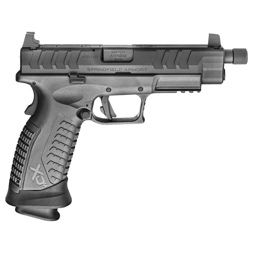 H50 Springfield Armory XD-M Elite Tactical OSP 9mm Luger 4.5in Black Pistol - 19+1 Rounds