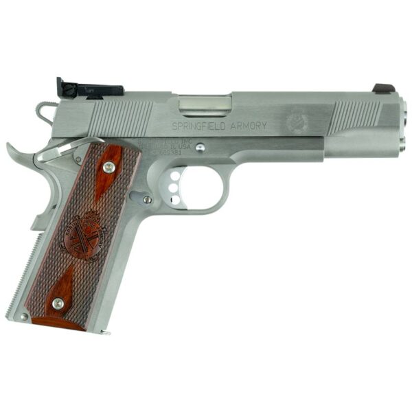 H54 Springfield Armory 1911 Target 45 Auto (ACP) 5in Stainless Pistol - 7+1 Rounds - California Compliant