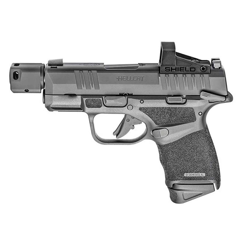 H61 Springfield Armory Hellcat RDP 9mm Luger 3.8in Black Pistol - 13+1 Rounds