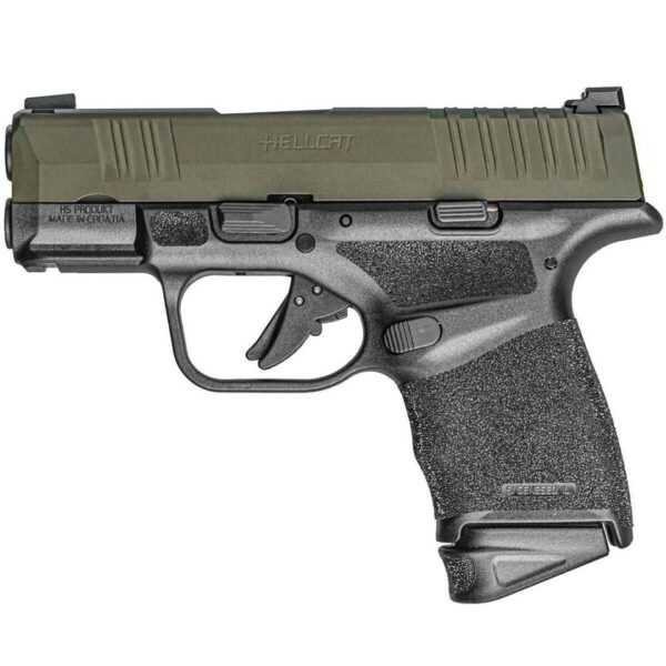 H75 Springfield Armory Hellcat Sling Package 9mm Luger 3in OD Green Pistol - 15+1 Rounds