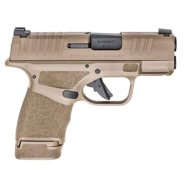 H8 Springfield Armory Hellcat 9mm Luger 3in FDE Pistol - 13+1 Rounds