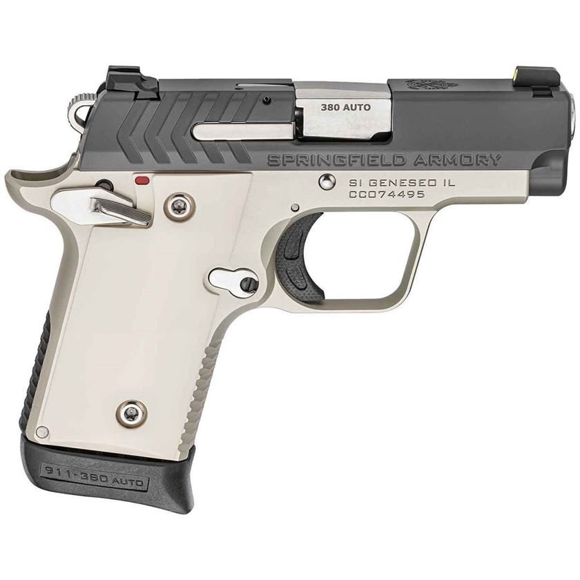 Springfield Armory 911 380 Auto (ACP) 2.7in Graphite Gray Cerakote/Platinum Hardcoat Pistol - 7+1 Rounds