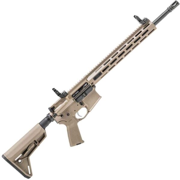 M50 Springfield Armory Saint AR15 With Free-Float Handguard 5.56mm NATO 16in FDE Anodized Semi Automatic Modern Sporting Rifle - 10+1 Rounds
