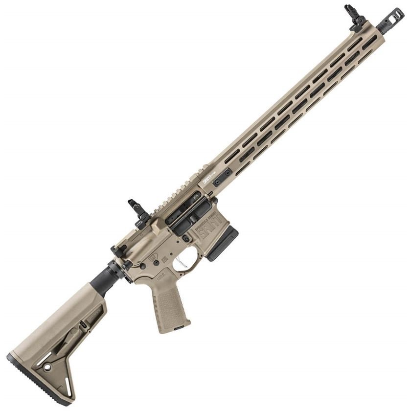 Springfield Armory Saint Victor 5.56mm NATO 16in Desert FDE/Black Semi Automatic Modern Sporting Rifle - 10+1 Rounds