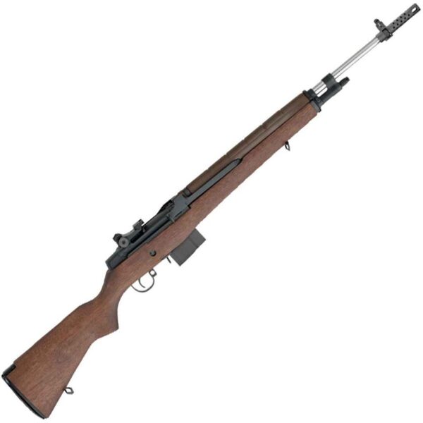R42 Springfield Armory M1A National Match Rifle California Compliant with Stainless Steel Barrel 308 Winchester 22in Matte Semi Automatic Modern Sporting Rifle - 10+1 Rounds